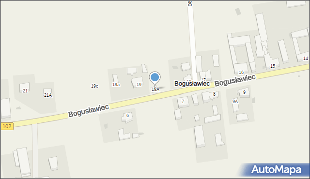 Bogusławiec, Bogusławiec, 18A, mapa Bogusławiec