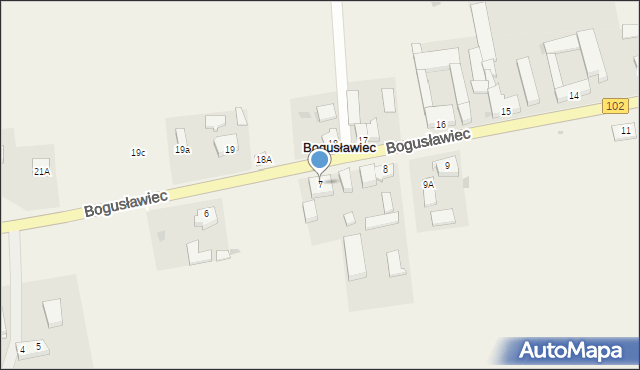 Bogusławiec, Bogusławiec, 7, mapa Bogusławiec