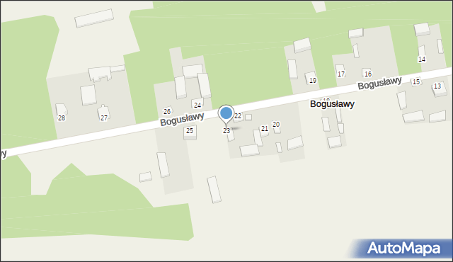 Bogusławy, Bogusławy, 23, mapa Bogusławy
