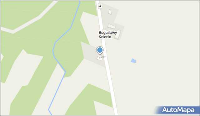 Bogusławy, Bogusławy, 32, mapa Bogusławy