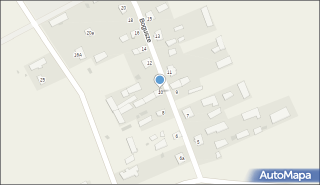 Bogusze, Bogusze, 10, mapa Bogusze