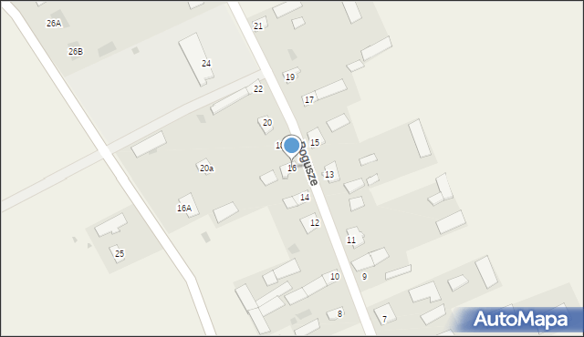 Bogusze, Bogusze, 16, mapa Bogusze