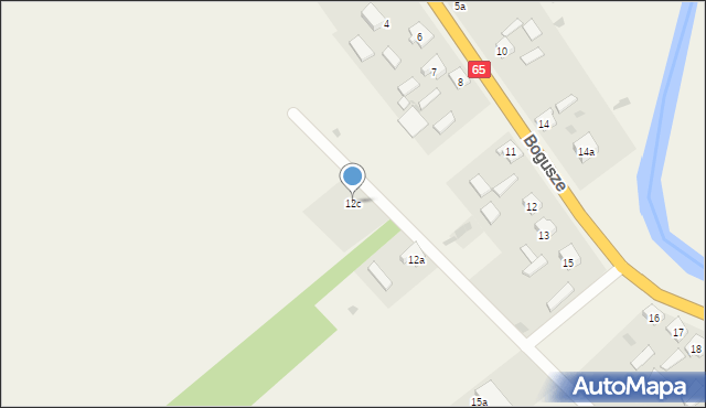 Bogusze, Bogusze, 12c, mapa Bogusze