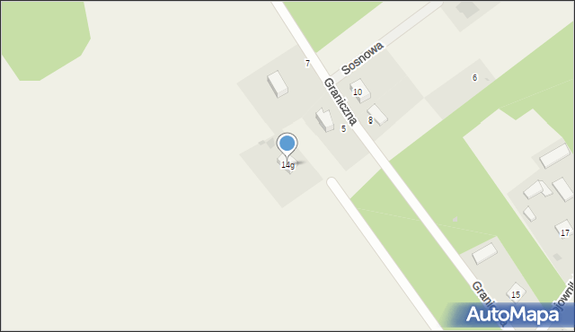 Bogusze, Bojowników, 14g, mapa Bogusze