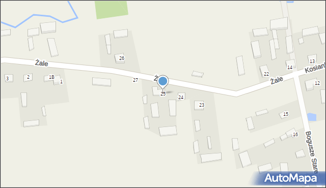 Bogusze Stare, Bogusze Stare, 25, mapa Bogusze Stare