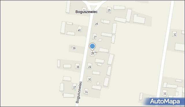 Boguszewiec, Boguszewiec, 28, mapa Boguszewiec