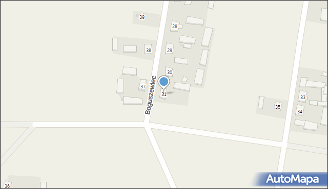 Boguszewiec, Boguszewiec, 31, mapa Boguszewiec