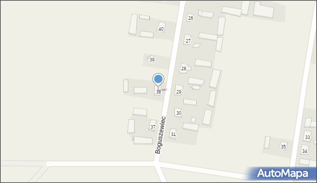 Boguszewiec, Boguszewiec, 38, mapa Boguszewiec