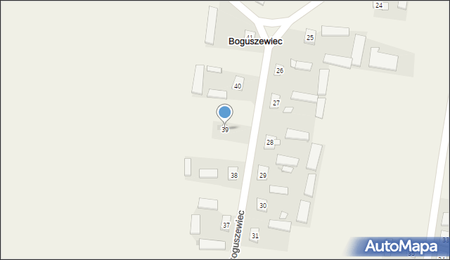 Boguszewiec, Boguszewiec, 39, mapa Boguszewiec