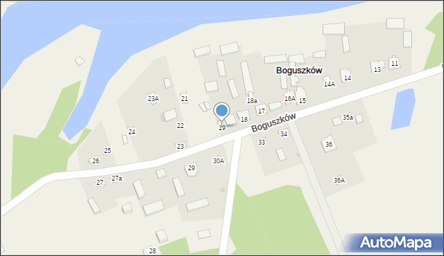Boguszków, Boguszków, 19, mapa Boguszków