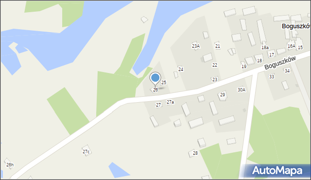 Boguszków, Boguszków, 26, mapa Boguszków