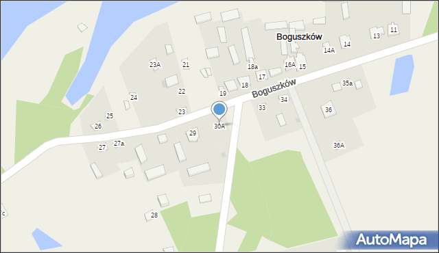 Boguszków, Boguszków, 30A, mapa Boguszków