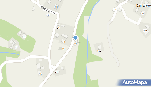 Boguszowa, Boguszowa, 48, mapa Boguszowa