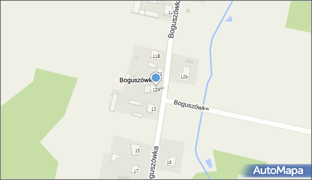 Boguszówka, Boguszówka, 12A, mapa Boguszówka