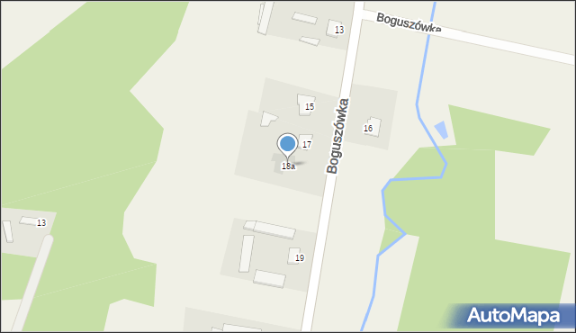 Boguszówka, Boguszówka, 18a, mapa Boguszówka