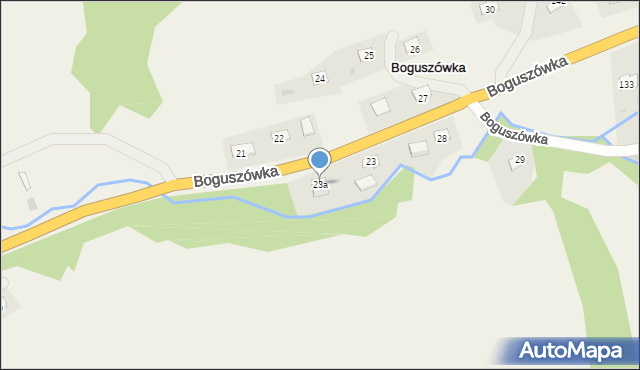 Boguszówka, Boguszówka, 23a, mapa Boguszówka
