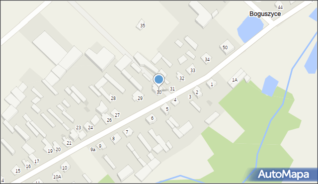 Boguszyce, Boguszyce, 30, mapa Boguszyce