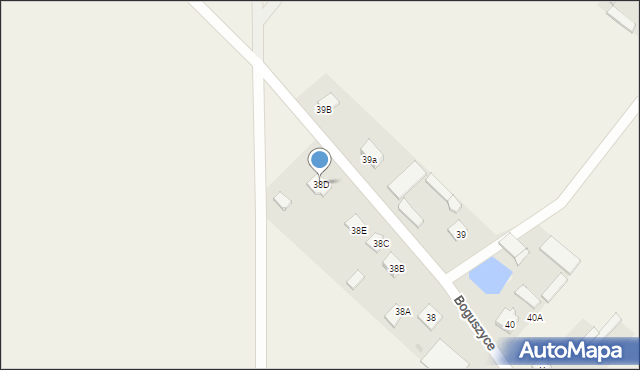 Boguszyce, Boguszyce, 38D, mapa Boguszyce
