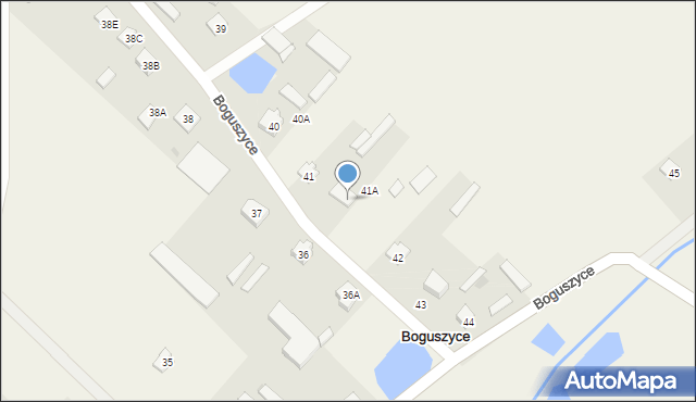 Boguszyce, Boguszyce, 41B, mapa Boguszyce