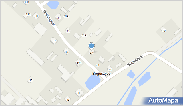 Boguszyce, Boguszyce, 42, mapa Boguszyce