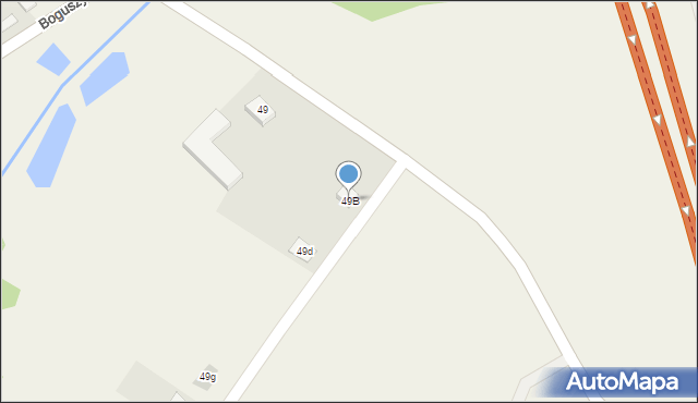 Boguszyce, Boguszyce, 49B, mapa Boguszyce