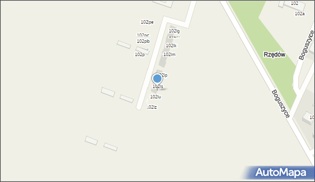Boguszyce, Boguszyce, 102lt, mapa Boguszyce