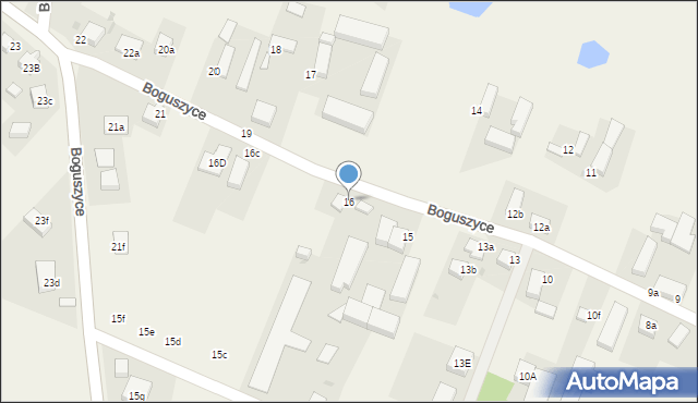 Boguszyce, Boguszyce, 16, mapa Boguszyce