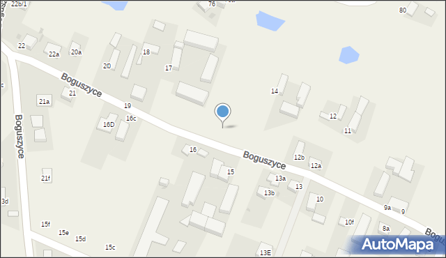 Boguszyce, Boguszyce, 17b, mapa Boguszyce