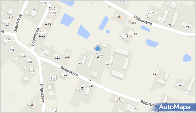 Boguszyce, Boguszyce, 18, mapa Boguszyce