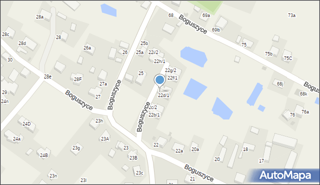 Boguszyce, Boguszyce, 22d/2, mapa Boguszyce