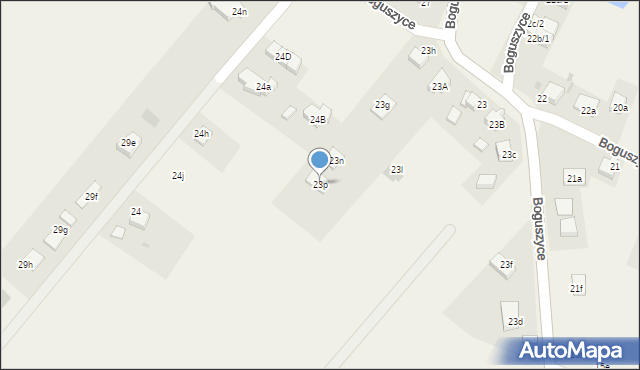 Boguszyce, Boguszyce, 23p, mapa Boguszyce