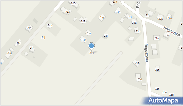 Boguszyce, Boguszyce, 23s, mapa Boguszyce