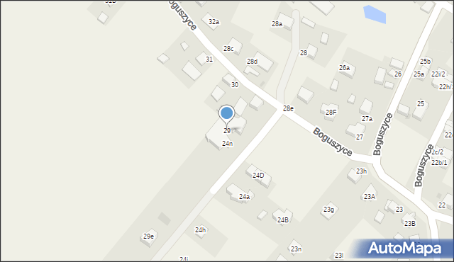 Boguszyce, Boguszyce, 29, mapa Boguszyce