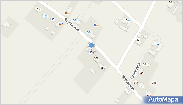 Boguszyce, Boguszyce, 35g, mapa Boguszyce