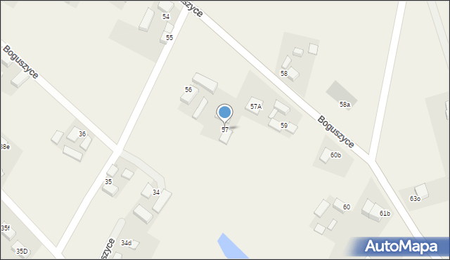 Boguszyce, Boguszyce, 57, mapa Boguszyce