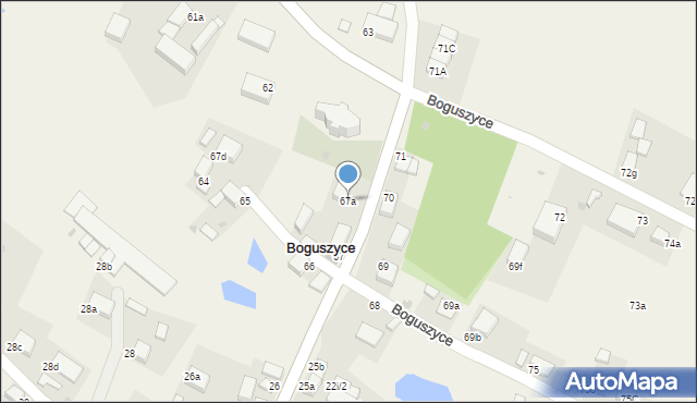 Boguszyce, Boguszyce, 67a, mapa Boguszyce