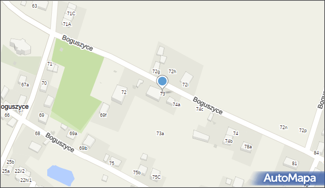 Boguszyce, Boguszyce, 73, mapa Boguszyce