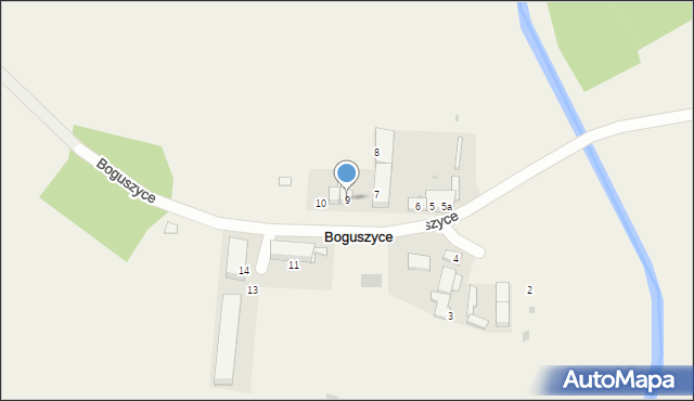 Boguszyce, Boguszyce, 9, mapa Boguszyce