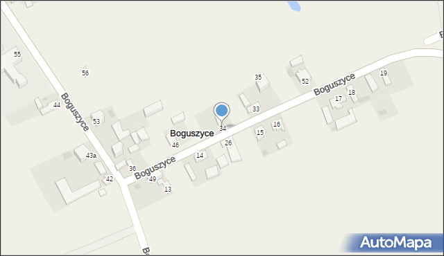 Boguszyce, Boguszyce, 34, mapa Boguszyce
