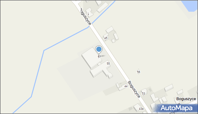 Boguszyce, Boguszyce, 57, mapa Boguszyce