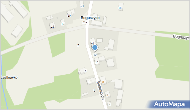 Boguszyce, Boguszyce, 12, mapa Boguszyce