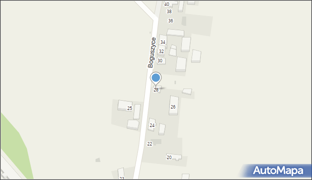 Boguszyce, Boguszyce, 28, mapa Boguszyce