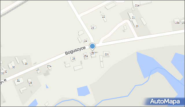 Boguszyce, Boguszyce, 25, mapa Boguszyce