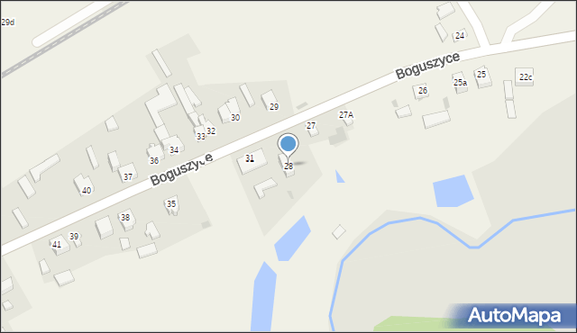 Boguszyce, Boguszyce, 28, mapa Boguszyce