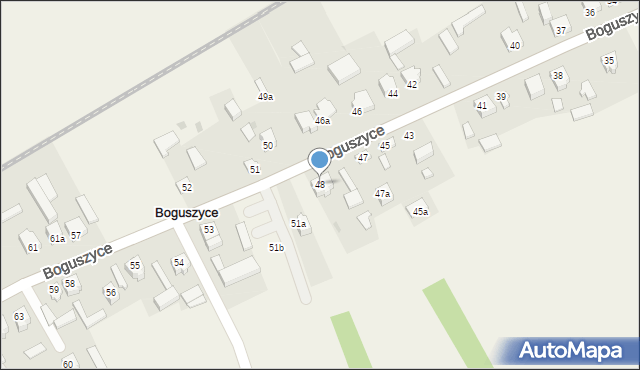 Boguszyce, Boguszyce, 48, mapa Boguszyce