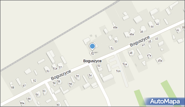 Boguszyce, Boguszyce, 52, mapa Boguszyce