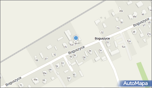 Boguszyce, Boguszyce, 57, mapa Boguszyce