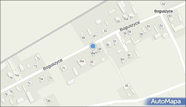 Boguszyce, Boguszyce, 66a, mapa Boguszyce