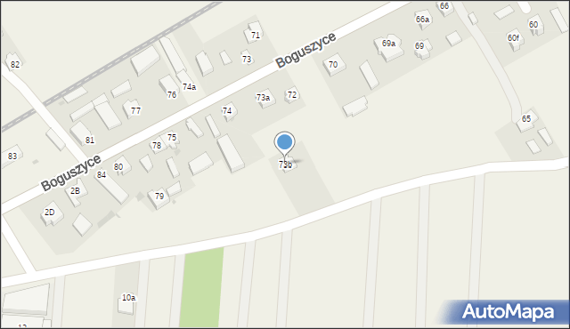 Boguszyce, Boguszyce, 73b, mapa Boguszyce