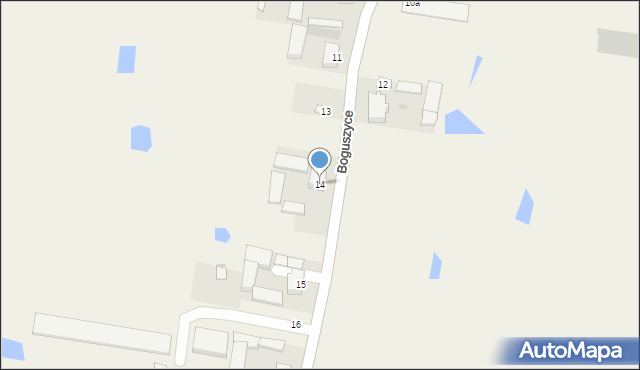 Boguszyce, Boguszyce, 14, mapa Boguszyce